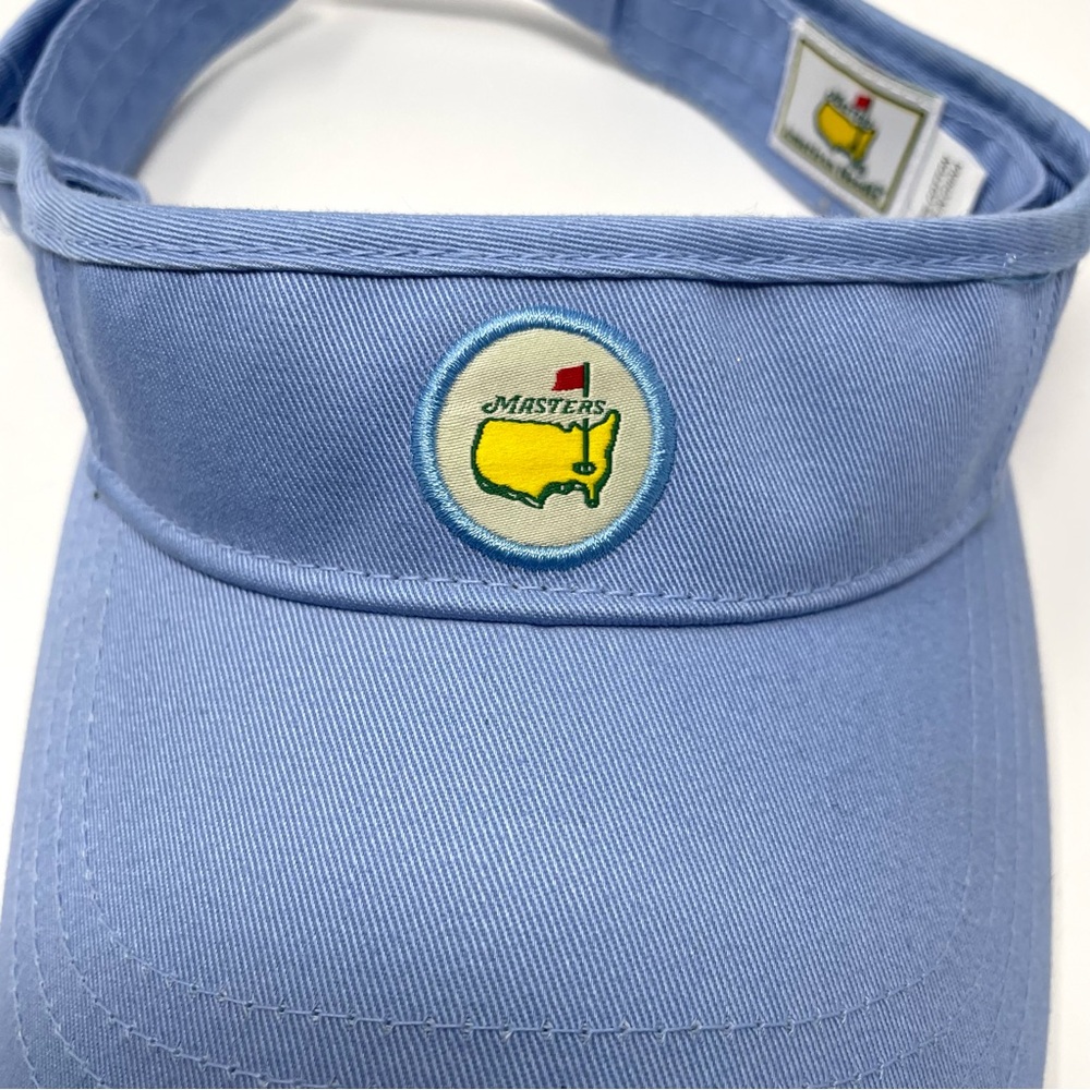 MASTERS Ladies American Needle Cotton Patch Logo Visor in Blue - Picture 5 of 5